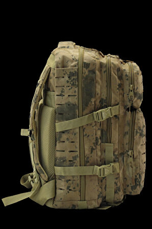 50 Litre Lazer Kesim Jandarma Cordura Kumaş Sırt Çantası