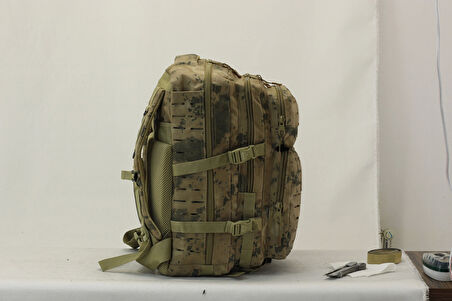 50 Litre Lazer Kesim Jandarma Cordura Kumaş Sırt Çantası