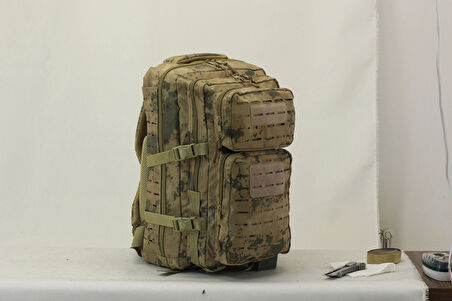 50 Litre Lazer Kesim Jandarma Cordura Kumaş Sırt Çantası