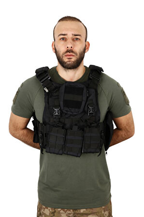 Siyah Özel Tasarım Komando Cordura Yırtılmaz Kumaş