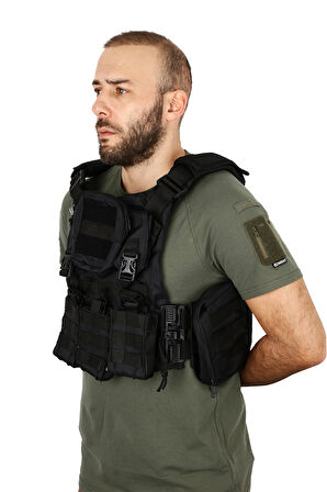Siyah Özel Tasarım Komando Cordura Yırtılmaz Kumaş
