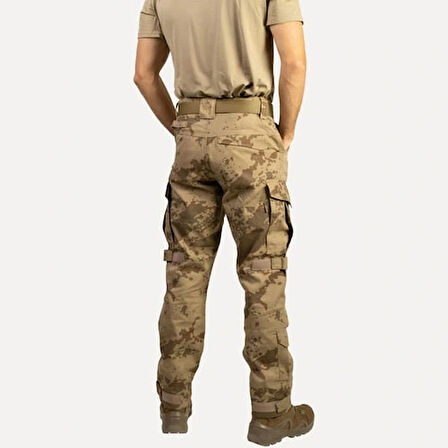 Bamsı Jandarma Kamuflaj Desenli Taktik Pantolon, 8 Cepli Kamuflaj Pantolon