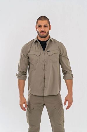 Combat Tactical Koruma Gömlek Açık Bej - 428