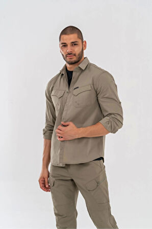 Combat Tactical Koruma Gömlek Açık Bej - 428