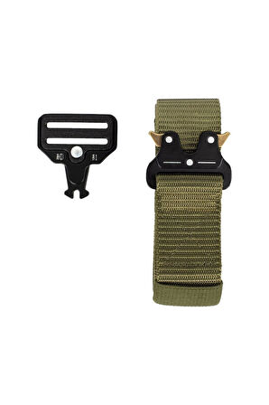 Kelebek Tokalı Taktik Kemer Haki