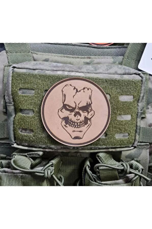 Kuru Kafa No:2 - Deri Peç - Arma - Askeri Patch