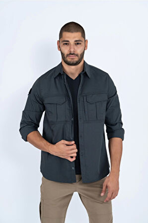 Taktik Gömlek Combat Orjinal 524 Antrasit