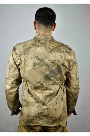 Uzun Kol Kamuflaj Gömlek Jandarma