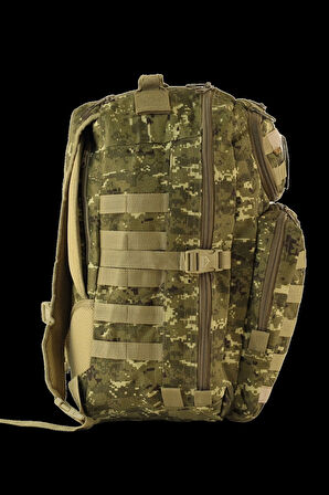 55 Litre Pixel Kamuflaj Tactical Sırt Çantası