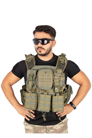 Tam Donanımlı Hücum Yeleği Haki