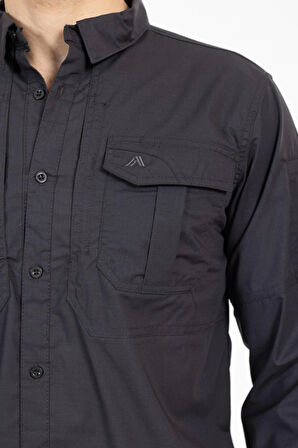 PREMIUM RIPSTOP TAKTİK GÖMLEK-ANTRASİT