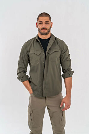 Combat Tactical Koruma Gömlek Haki - 428