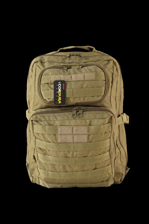 55 Litre Bej Kamuflaj Tactical Sırt Çantası