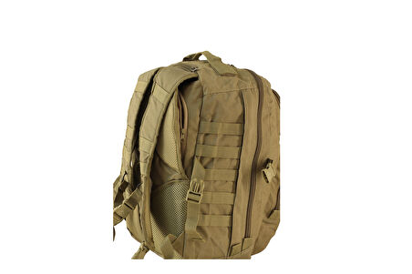 55 Litre Bej Kamuflaj Tactical Sırt Çantası