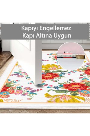 2 li Banyo Paspası, Yumuşak Banyo Halısı, Kaymaz Tabanlı, Yıkanabilir - 60x100 - 50 x60