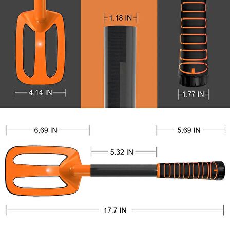 Su Altı Altın Metal Dedektörü Dikdörtgen Başlık 30m IP-68 Tur-Syh Usb Sarjlı