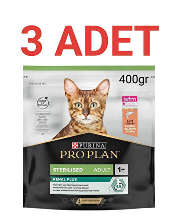 Pro Plan Somonlu Kısırlaştırılmış Kedi Maması 400gr x 3