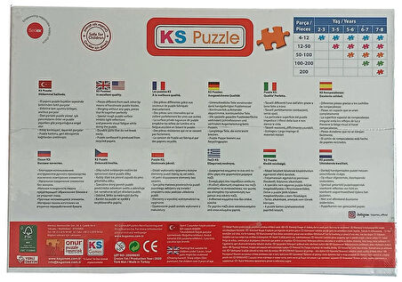 KS Games Yaşam 50 Parça Çocuk Puzzle