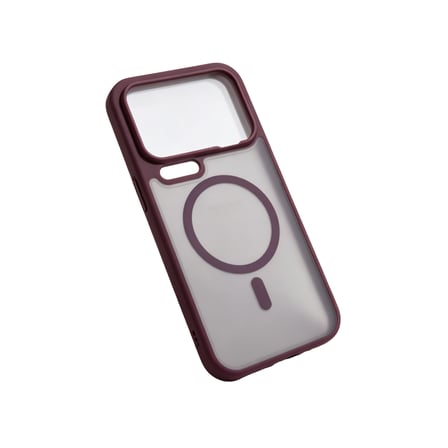 Xiaomi Mi 17 Pro Max Loji Magsafe Kapak - Bordo