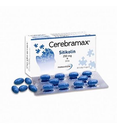 CEREBRAMAX 30 KAPSÜL STİKOLİN DHA 250 MG