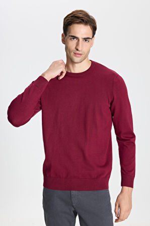 Altınyıldız Classics Bisiklet Yaka Standart Bordo Erkek Kazak 4A4924100001