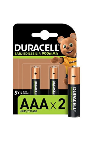 Şarj Edilebilir Turbo Aaa Kalem Piller, 2 Adet 900 Mah Pil