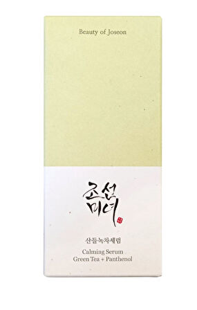 Beauty Of Joseon Calming Serum: Green Tea + Panthenol - Geliştirilmiş Yatıştırma Ve Nemlendirme 30 m