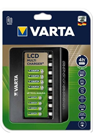 57681 Lcd Multi Şarj Cihazı 8xaaa-aa