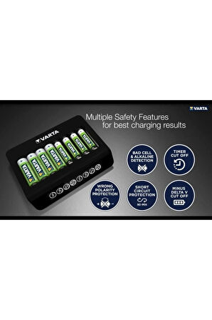 57681 Lcd Multi Şarj Cihazı 8xaaa-aa