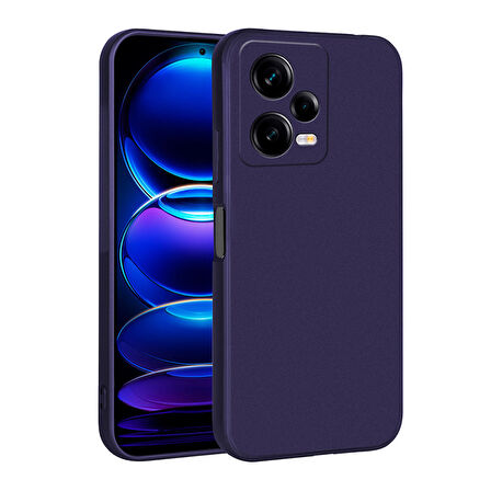 Gpack Xiaomi Redmi Note 12 Pro 5G Kılıf Premier Mat Silikon Renkli Lüx Korumalı