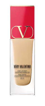 VALENTINO Very Valentino Light Amber 2 - Çok hafif fondöten, 24 saat kalıcı, SPF 25