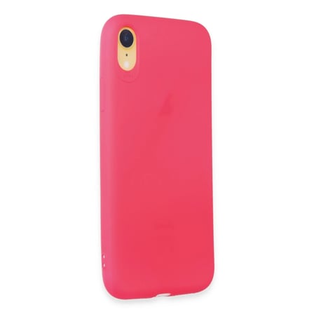 Apple iPhone XR Kılıf First Silikon - Pembe