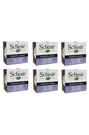 Schesir Ton & Orfoz Kedi Konservesi 85 Gr. X 6 Adet