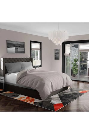 Kaymaz Taban Yıkanabilir Halı – Mutfak, Salon, Yatak Odası için Modern Dijital Baskı Halı (SLNHALI26