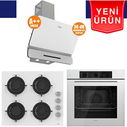 Ferre Fryart Serisi - Silenart Ankastre Set (XE63CB + CS206 -Fa + D081 -Sa)