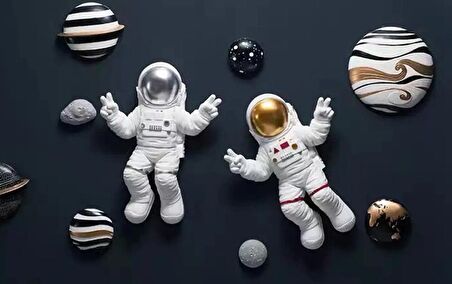 Astronot Uzay Dev Boy Polyester