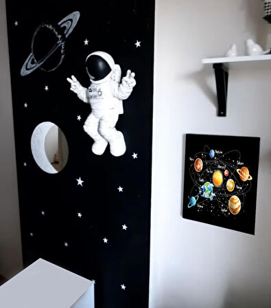 Astronot Uzay Dev Boy Polyester