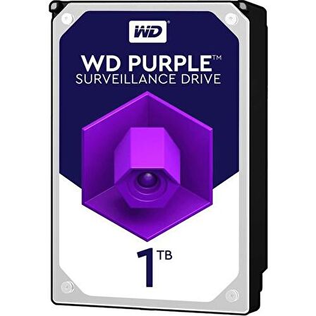 WD Purple WD10PURZ 3.5 inç 1 TB 5400 RPM Sata 3.0 Harddisk 