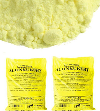 Yıldız Tohum Altın Kükürt Toz Kukurt Mantar Haşare Kükürtü 10 Kg
