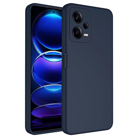 Gpack Xiaomi Redmi Note 12 Pro 5G  Kılıf Mara Lansman Silikon Mat Soft İçi Süet