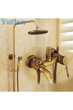 Banyo Bataryası Duş Seti Antik Renk Ithal Yeni Ürün 5 Yıl Garantili.