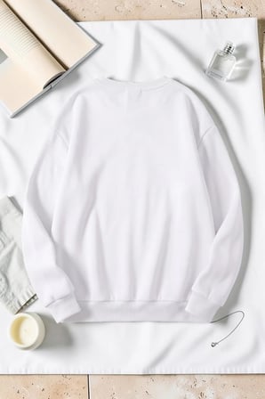 Unisex Gonna Say Goodbye Baskılı Bisiklet Yaka Sweatshirt