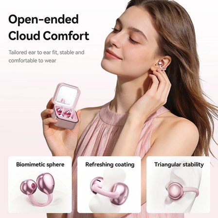 Wodimark M161 Makyaj Kutulu Kablosuz Kulaklık, Aynalı ve LED Işıklı Şarj Kutulu, Klips Tasarımlı Bluetooth 6.0 TWS Kulaklık