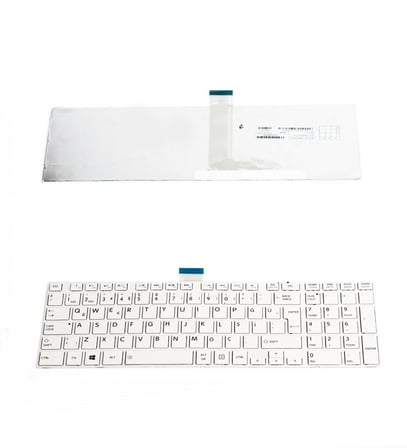 Toshiba Satellite L870D Klavye Beyaz Türkçe Çerçeveli