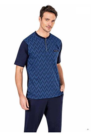 Erkek Pijama Takımı Kısa Kol