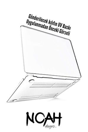 Macbook Pro (M1-M2) Kılıf 16.2 inç A2485-A2780 Mac07 Şeffaf Koruyucu Kapak Çiçek Zarf Tüğ