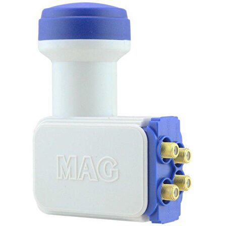 DÖRTLÜ SANTRAL LNB ALTIN UÇLU MAG SHARP CHİP 0.1DB