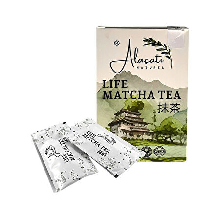 Alaçatı Natürel Life Matcha Tea 140 gr (7gr x 20 paket) x 2 Adet