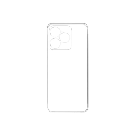 Realme C53 Kılıf Lüx Şeffaf Silikon