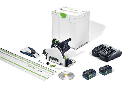 Festool Tsc 55 Şarjlı + Klavuzlu Akulu Sunta Kesme Makinası 577391